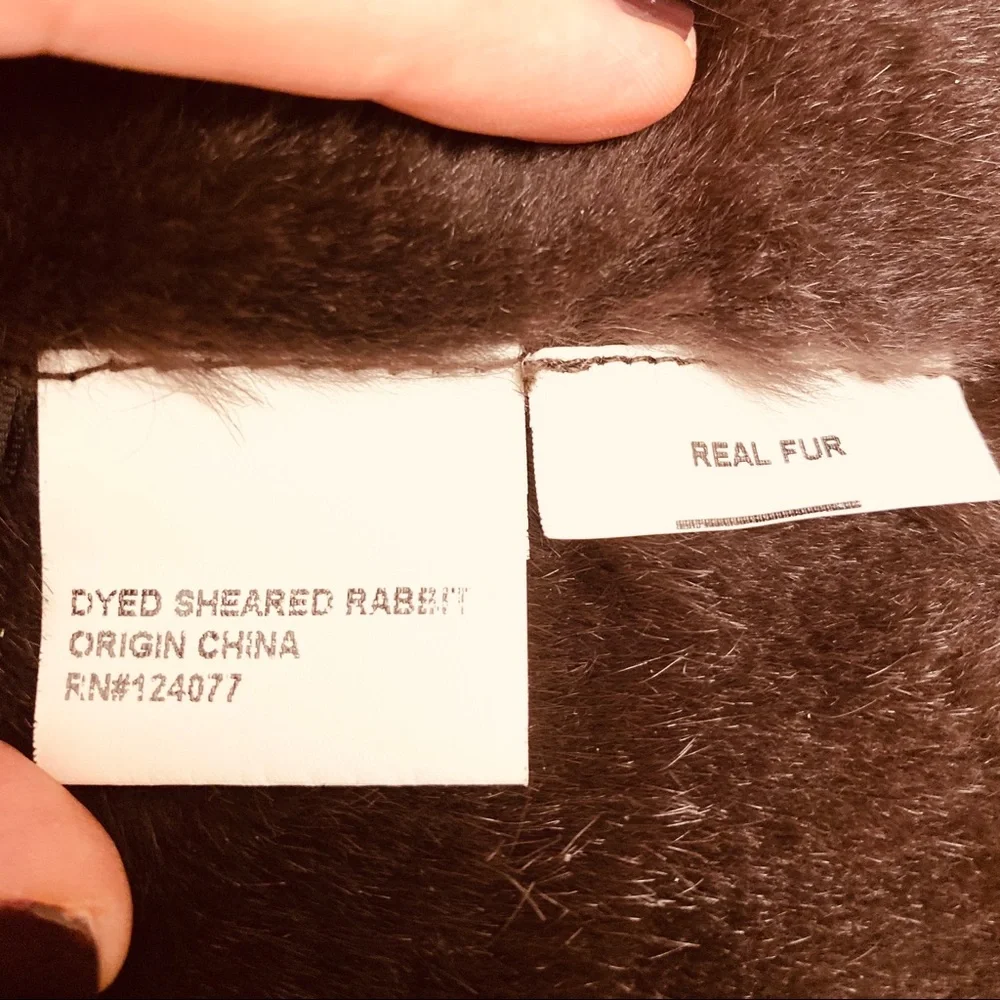 Authentic Rabbit Fur Jacket - Picture 4 of 6